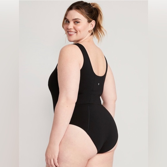 NWT! Old Navy Black Jack PowerChill Tank Bodysuit 🤎 - Picture 7 of 12
